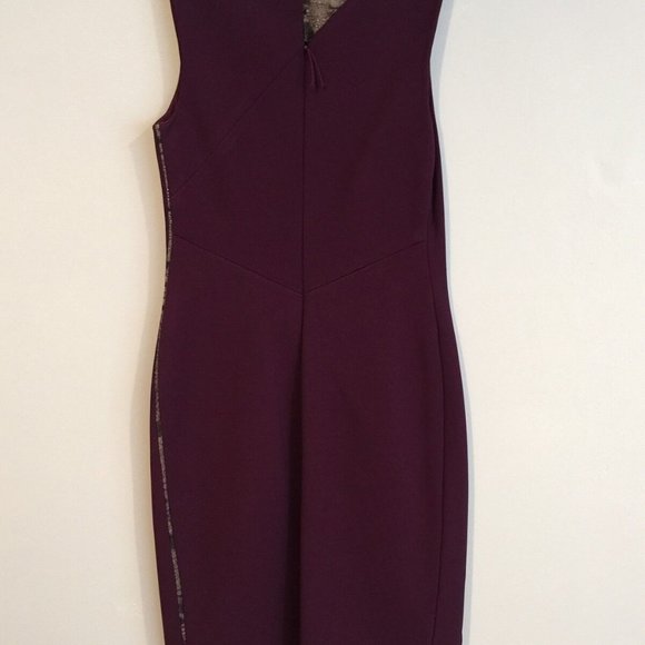 J. MENDEL** Burgundy Cocktail Dress $2895*US 2 - Picture 5 of 8
